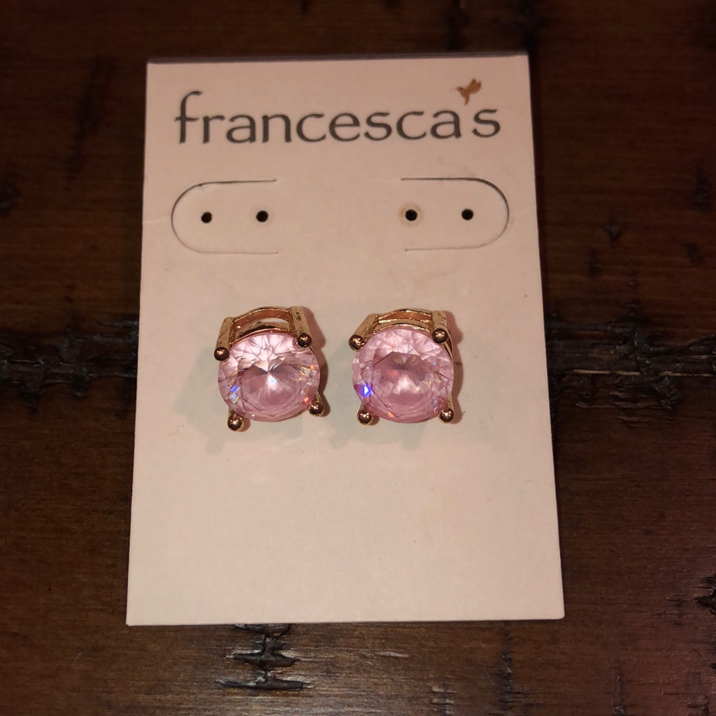 Francescas Blush Colored Earings